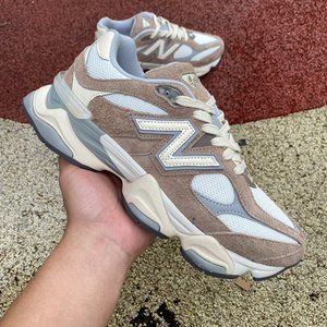 New Balance 9060 Driftwood Stone Pink Sea Salt Womens Sneakers